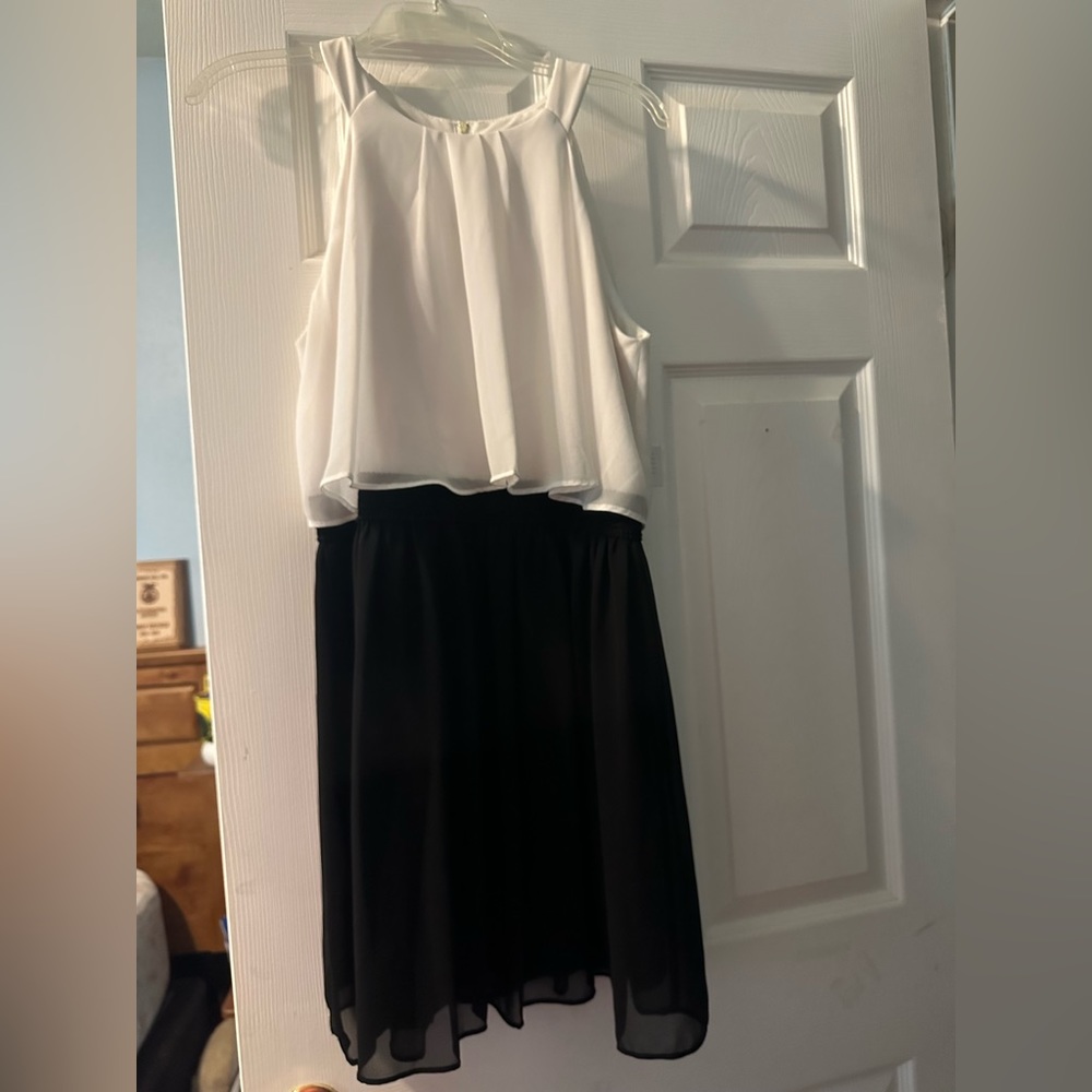 Black and White Formal Dress